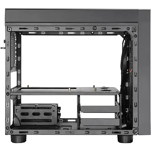 Корпус Chieftec THE CUBE CI-03B-OP, без БЖ, fan 20cm, mATX, Black - фото 8