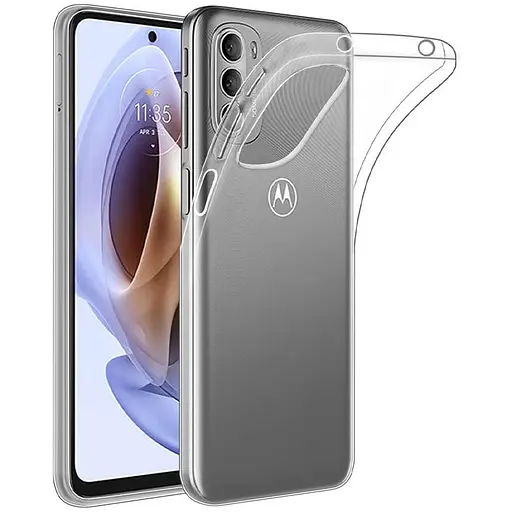 TPU чохол Epik Transparent 1.5 mm для Motorola Moto G41 Безбарвний прозорий