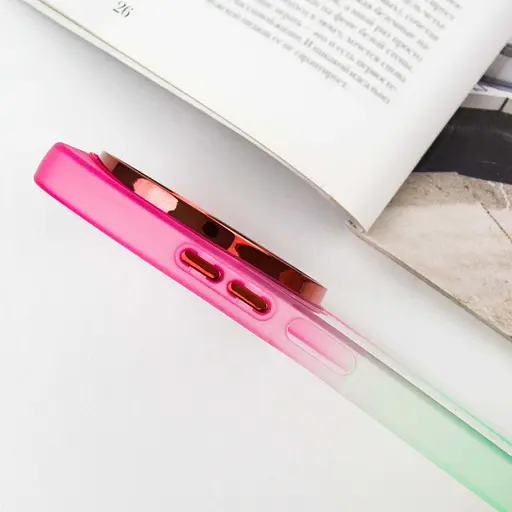 Чохол Epik TPU+PC Fresh sip series для Xiaomi Redmi A3 Салатовий/Рожевий - фото 4