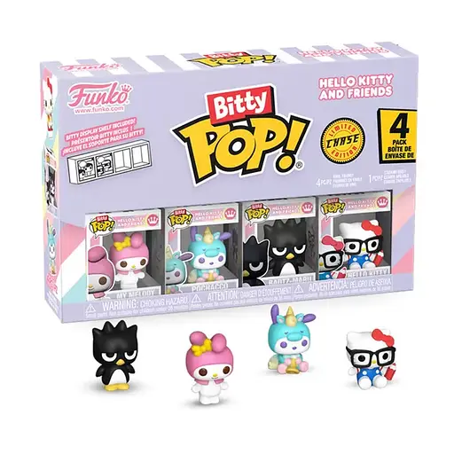 Набір фігурок Bitty Pop Хеллоу Кітті пак Hello Kitty 4 Pack 3 см FBP HK 03