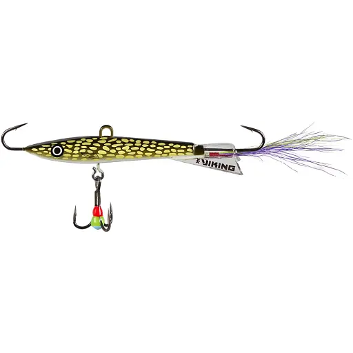 Балансир Viking Fishing Yeti Ice Jig 90mm 46.0g #13 Just Pike - фото 1