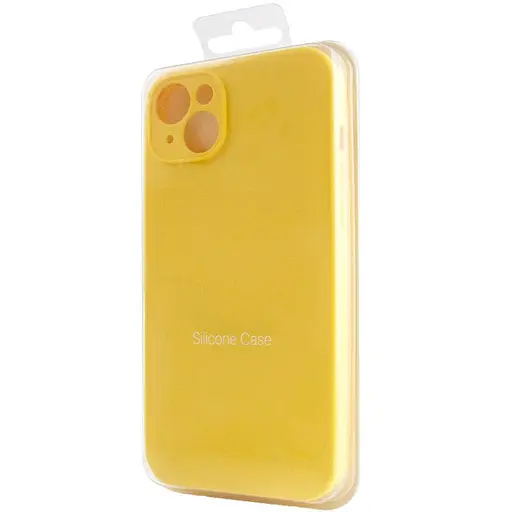 Чехол Epik Silicone Case Full Protective AA NO LOGO для Apple iPhone 16 Plus 6.7 Желтый/Yellow - фото 7