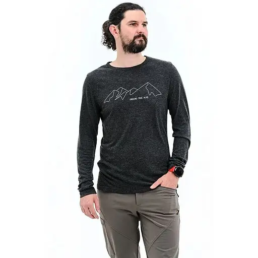 Кофта Turbat Cozy Logo 2 LS Mns L Чорна (TUR-COZYLOGo2LSBLL)