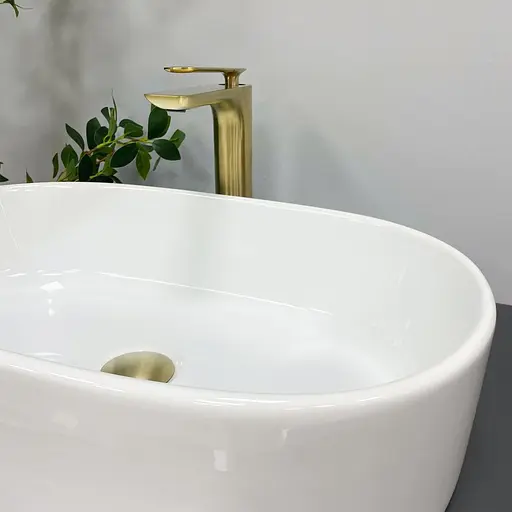 Умивальник VBI Aversa white накладний VBI-014200, Білий - фото 6