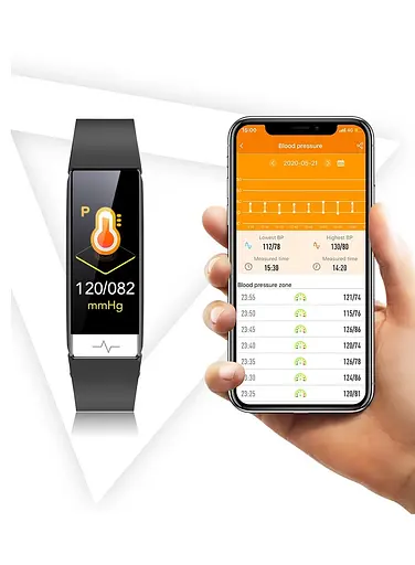 Фитнес-браслет Lemfo Y91 с измерением давления и уровня кислорода в крови (Черный) - фото 7