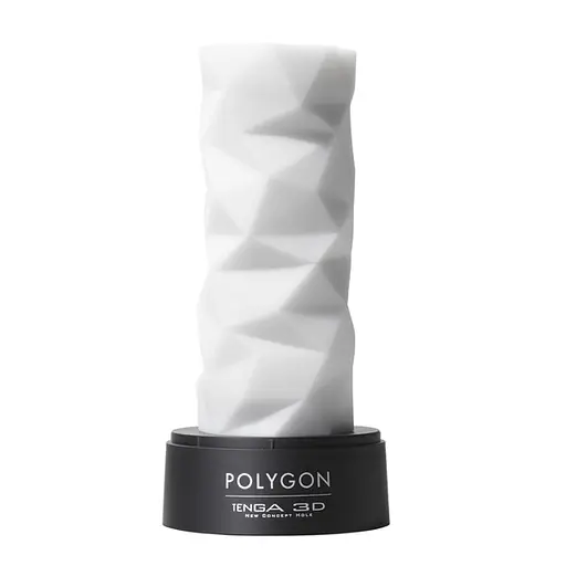 Мастурбатор Tenga 3D Polygon белый - фото 2