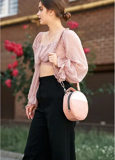 Сумка женская Sambag Bale пудра 20 х 20 х 10 см (52200606) - фото 4