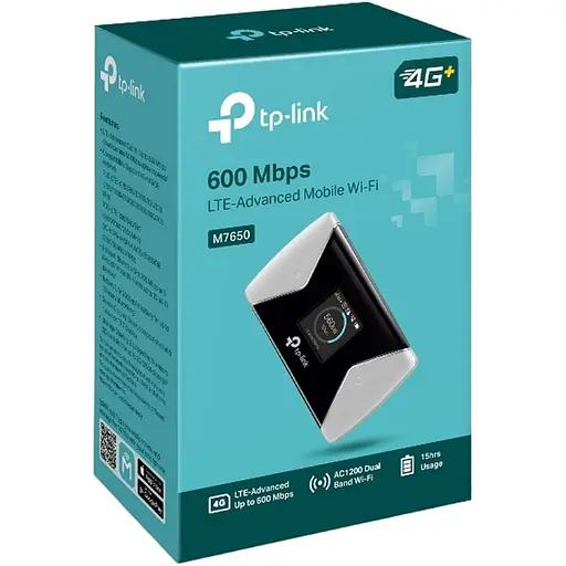 4G модем + Wi-Fi роутер TP-Link Wi-Fi M7650 [91442] - фото 6