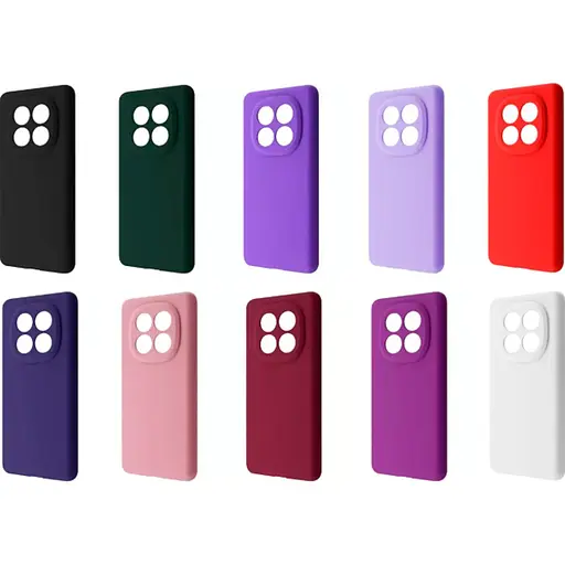 Чохол Wave Full Silicone Cover для Redmi Note 14 Pro 5G Black [127674] - фото 4