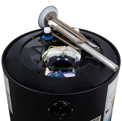 Водонагреватель электрический Thermo Alliance, 1500 Вт, мокрый ТЭН, 50 л универсальный, цилиндрический, черный (D50VH15Q2В) - фото 5