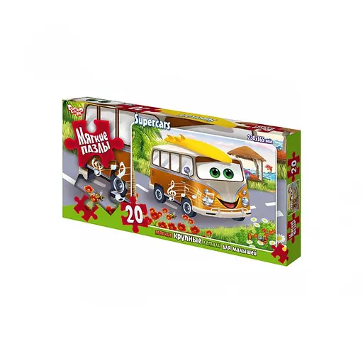 Пазли м’які Danko Toys, 20 елементів, S20-09 (В асортименті) - фото 7