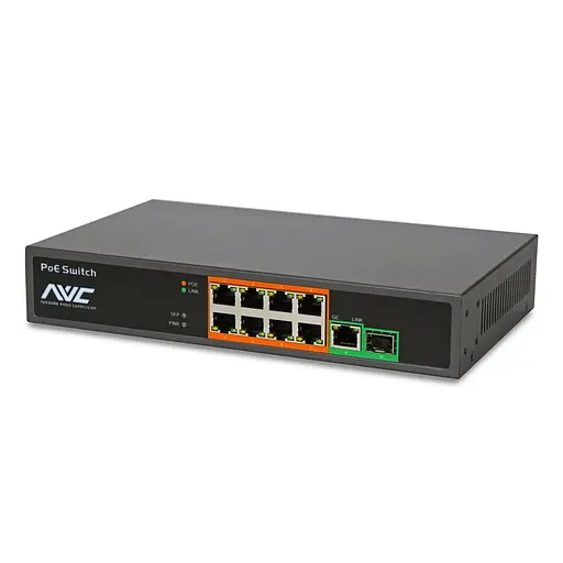 PoE-коммутатор 10-портовый NVC-908GS (73-00104) - фото 2