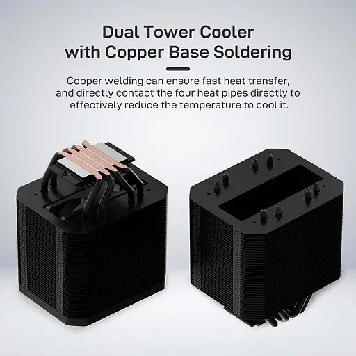 Кулер для процессора Alseye M90-B (AS.01.01.0053) (AS.01.01.0046) - фото 13