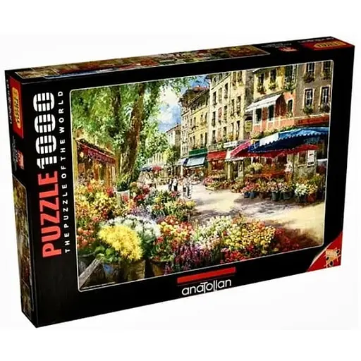 Пазл Anatolian Квітковий ринок у Парижі 1000 ел. (3106) - фото 1