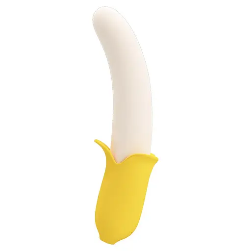 Вібратор Pretty Love Banana Geek 19.5 см жовтий - фото 6