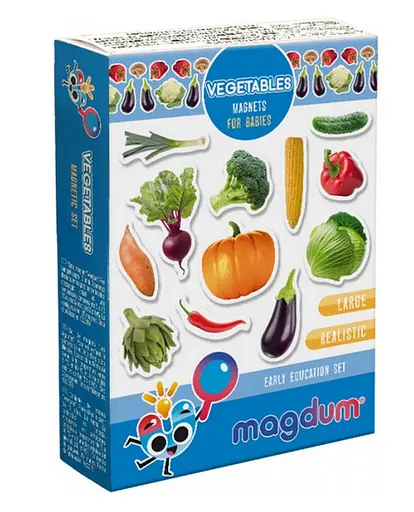 Набор магнитиков Magdum Овощи ML4031-12 EN в коробке (4820215152600) - фото 1