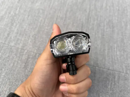 Велофара передняя с велосипедным звонком SB-265 аккумуляторный велофонарь USB Черный - фото 5