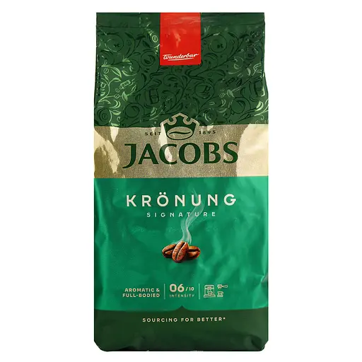 Кава в зернах Jacobs Kronung 500г - фото 2