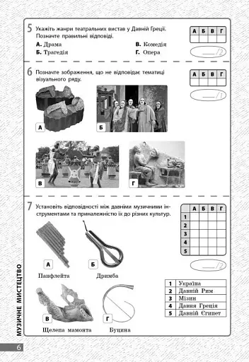 Мистецтво. 8 клас. Поточне та підсумкове оцінювання за групами результатів + діагностувальна робота - фото 2