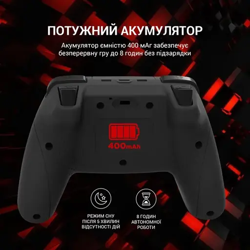 Игровой геймпад GamePro GP600 Black - фото 11