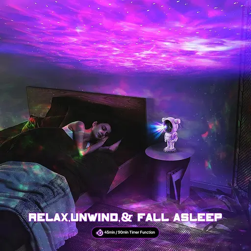 Проектор астронавта LAMPET Galaxy Starry Sky з дистанційним керуванням та таймером - фото 5