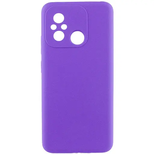 Чохол Lakshmi Silicone Cover Full Camera AAA для Xiaomi Redmi 12C Фіолетовий/Amethyst