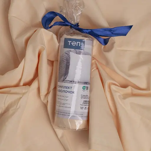 Комплект наволочок ТЕП скрутка кремовий 70 x 70 см (2-04245_30945) - фото 6