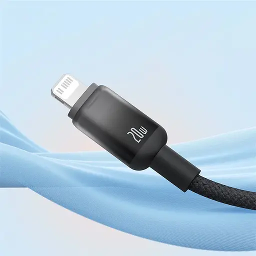 Дата кабель Baseus Discolor Series Fast Charging USB to Lightning 2.4A (1m) (P10374900) Cluster Black - фото 2