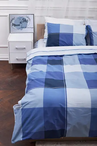 Комплект постільної білизни Moon&Star King Size 220x240 наволочки 4х70х70 Finland Бязь Gold Люкс - фото 3