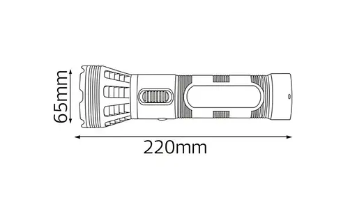 Аккумуляторный светодиодный фонарь Horoz Electric BEST-3 компактный ручной LED прожектор - фото 3