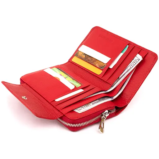 Кожаный женский кошелек ST Leather 19х9.5х2.5 см acs0015405 - фото 3