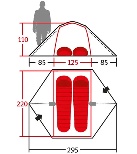 Палатка Wechsel Charger 2 TL Laurel Oak (231063) (DAS301044) - фото 6