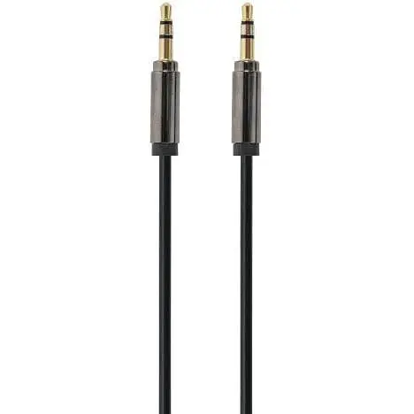 Кабель AUX Cablexpert 3.5 мм M - 3.5 мм M 1.8 м черный (CCAP-444-6) - фото 1