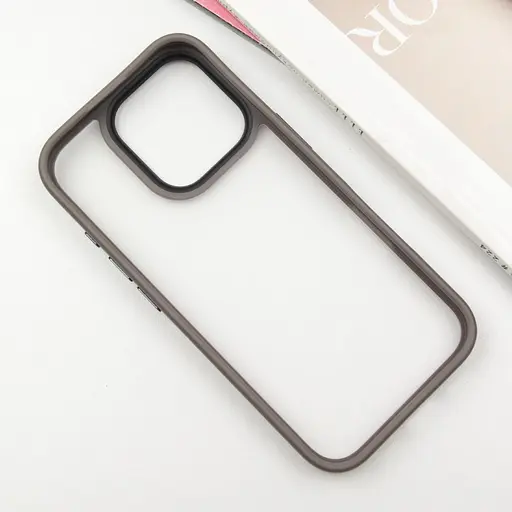Чохол Epik TPU+PC Metal Buttons для Apple iPhone 16 Pro 6.3 Сірий - фото 4