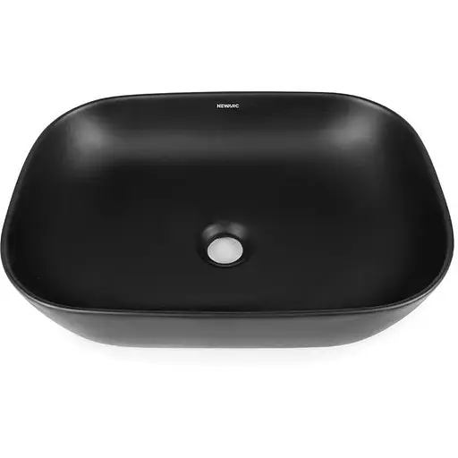 Умивальник Newarc Life 46x33 чорний матовий 9845B-M, Чорний матовий - фото 1