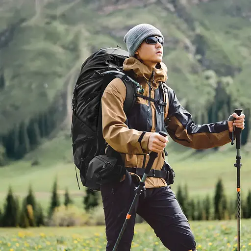 Рюкзак туристический Naturehike Helium CNK2450XB014  L 70 л черный  - фото 7