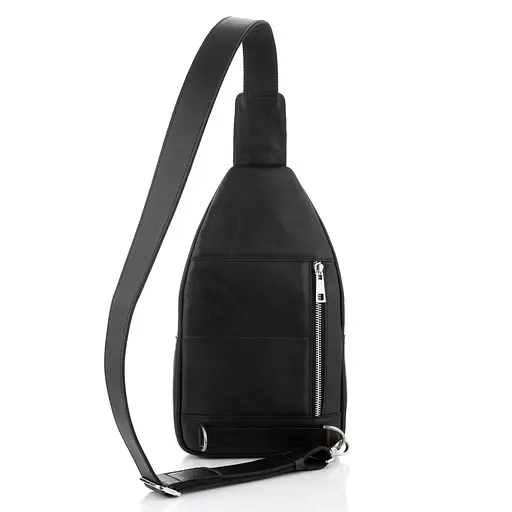 Чоловіча шкіряна сумка через плече Newery sum0026705 - фото 4