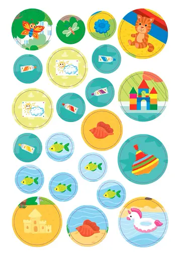 Великі наліпки для малят. Маленька лялька - фото 5