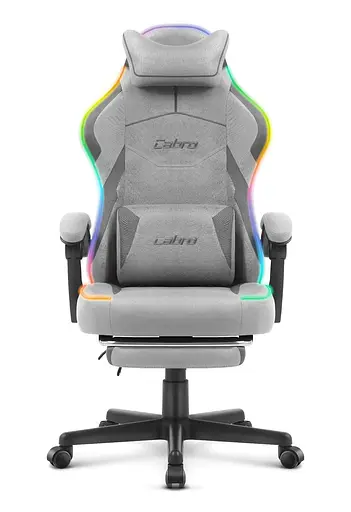 Крісло Cabro C502 LED Grey тканина - фото 3