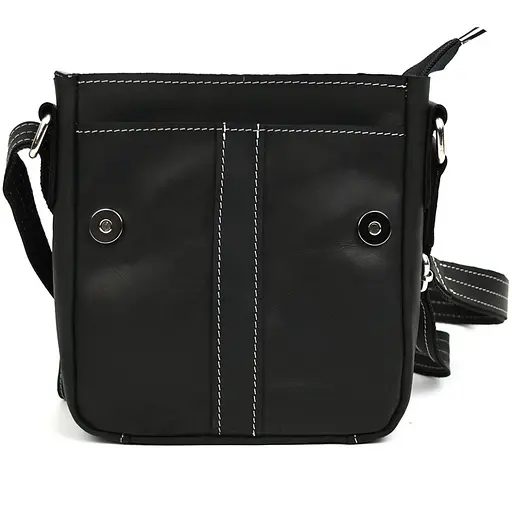 Небольшая мужская сумка через плечо кожаная LIMARY 22х18х5 см sum0028275 - фото 4