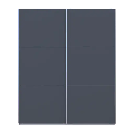 Шкаф купе Doros G-Caiser Белый/Графит 2 ДСП / 3 части 200х60х240 (42005229) - фото 3