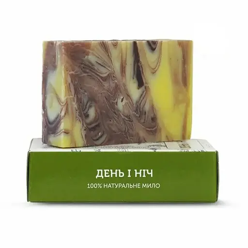 Мило туалетне натуральне ручної роботи День і ніч ЯКА 75 г - фото 1