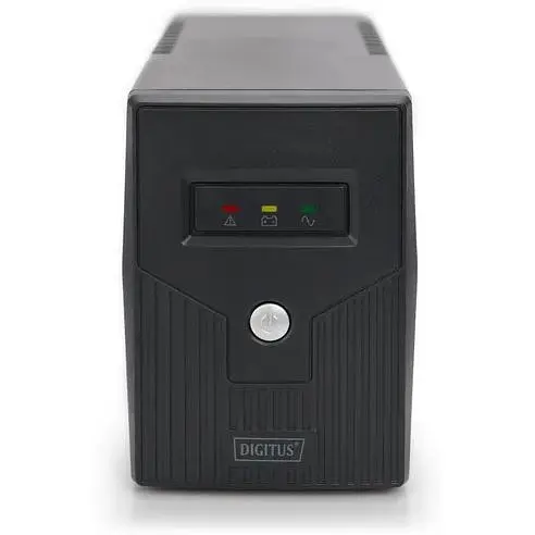 ИБП Digitus Line-Interactive, 600VA/360W, LED, 2xSchuko, RJ11, USB - фото 2