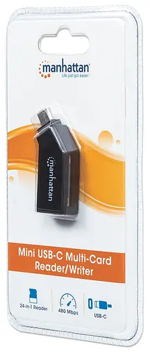 Картридер USB Type-C OTG microSD Manhattan 102001 - фото 4