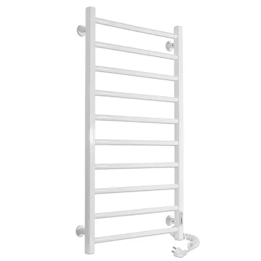 Электрический полотенцесушитель Laris Зебра Альфа ЧФ10 500x900 Э правый R3 77700066, Белый, Правое, Электронный - фото 1