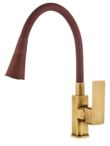 Смеситель для кухни Domino Malibu DMM-203LM- BR-R10 Бронза - фото 5