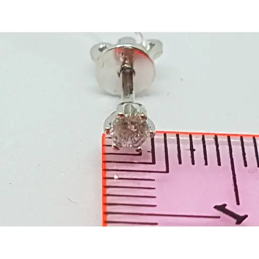 Золоті сережки-пуссети Імперія золота з фіанітами. СП286БИ - фото 3