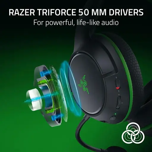 Наушники с микрофоном Razer Kaira HyperSpeed for Xbox Black (RZ04-04480100-R3M1) - фото 7