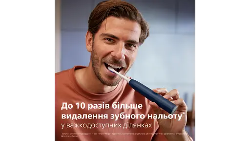 Электрическая зубная щетка Philips Sonicare HX7403/05 серии 6100 бело-синяя - фото 13