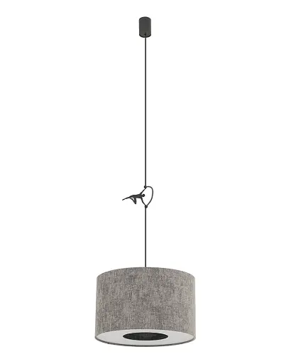 Подвесной светильник, люстра Nowodvorski 11673 Lago S E27 1x15W IP20 серый - фото 3